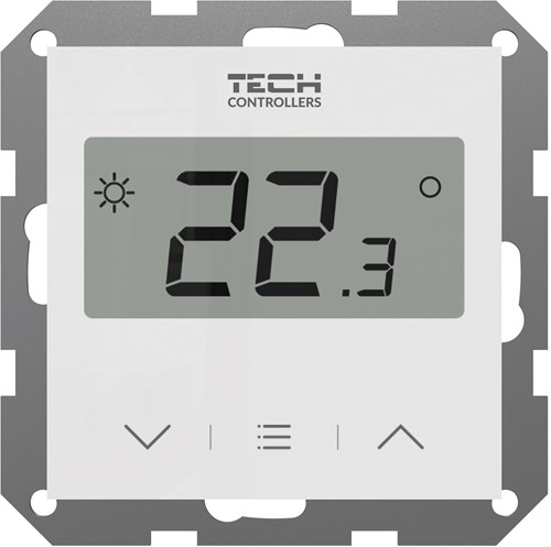 TECH Kamerthermostaat, draadloos, EU-F-8z, WIT