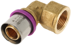 BONFIX Alu-pers kniekoppeling 3/4" bi.dr. x 26 mm
