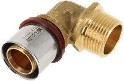 BONFIX Alu-pers kniekoppeling 1" bu.dr. x 32 mm