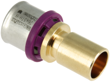 BONFIX Alu-pers insteekverloopkoppeling 26 x Ø22 mm
