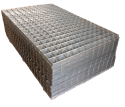 Draadstaalmatten gegalvaniseerd 15 x 15 cm. 210 x 120