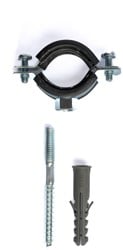 3/4'' Metalen klem met rubber EPDM Set (klem+schroef+plug)