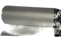 Aluminium reflectie folie 3MM met flap en plakstrip (25m lang x 1m breed)-2