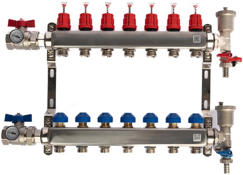 Aperion Pro RVS verdeler 7-groeps